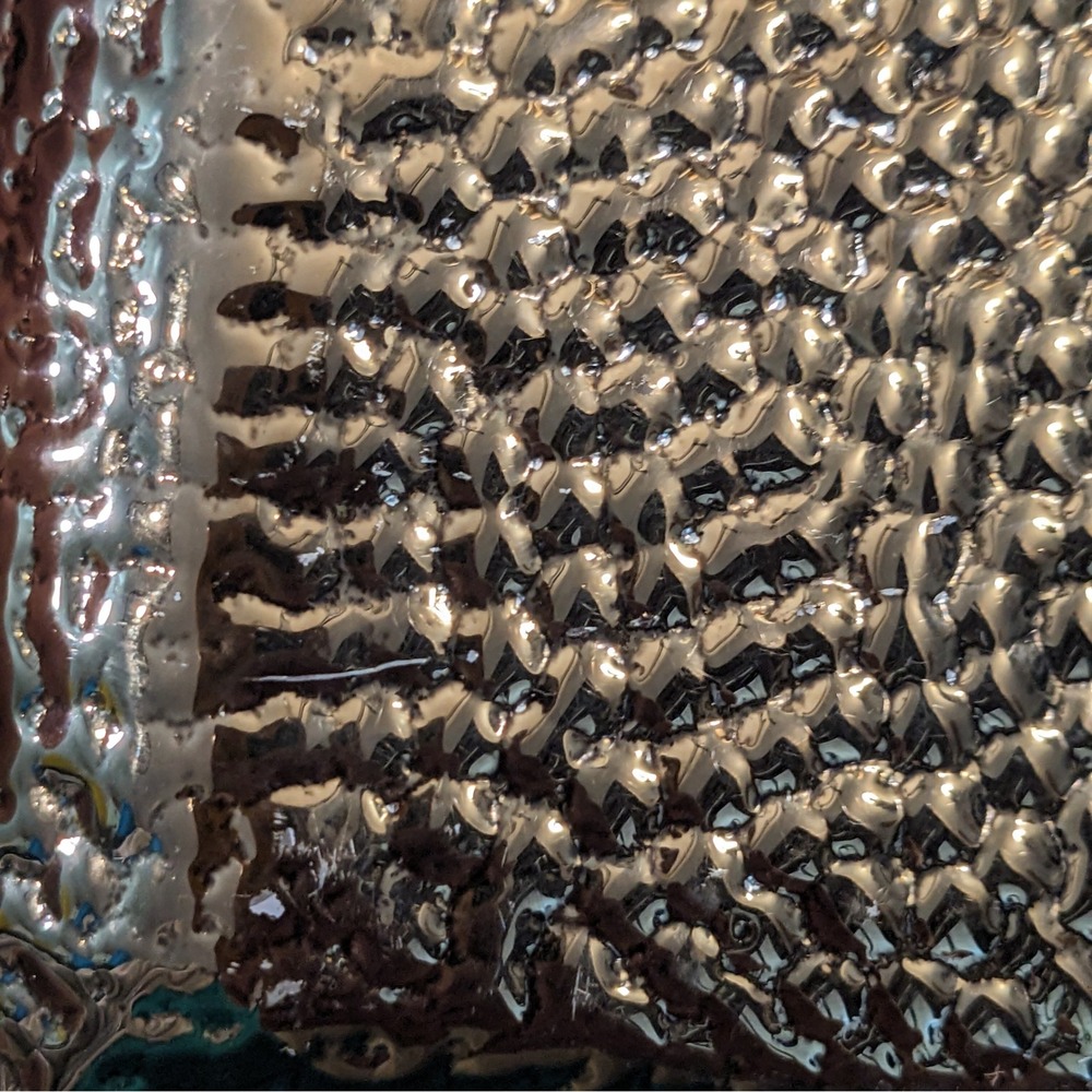Michael Aram Black Orchid Triple Compartment Hammered Serving Tray 18" x 7.25" - Picture 8 of 15